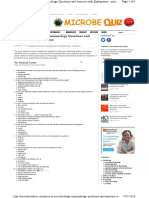 MCQ in Microbiology Immunology Questions and Answers With Explanation