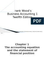 Frank Wood's Business Accounting 1 Twelfth Edition