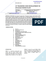 Radiation Heat Transfer Code Development in Nuclear Power Plant