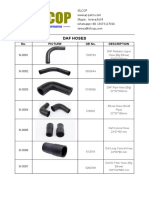 DAF OEM Silicone/Rubber Hose