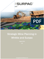 Strategic Mine Planning SurpacWhittle v20
