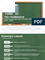 The Chalkboard: Based On Excerpts From The Expert Educator (Jones