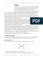 Molecular Vibration: Vibrational Coordinates