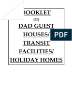 Booklet On DAD Guest House - Transit Facilities