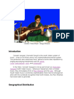 Carnatic Sangeet The South Indian System of Music