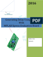 Generating Delay Using Timer With MPLAB Xpress Evaluation Board