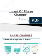 Heat of Phase Change
