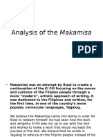 Analysis of Makamisa by Jose Rizal