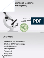 Spontaneous Bacterial Peritonitis (SBP) : DR - Chakravarthy, P.S, PG in Gastroenterology, Amc/Kgh