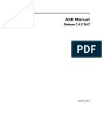 Ase Manual