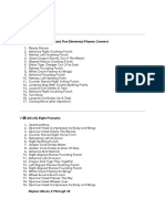 Hebei Style Xing Yi Quan (Di Guoyong) Movement Name Lists