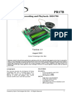 Voice Recording ISD1790 PR17B DD