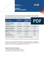 GMR HYDERABAD AIRPORT RELTED CONTACTS Schedule - Charges - 090409 PDF