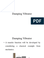 2nd Order Damping Vibrator Transfer Function