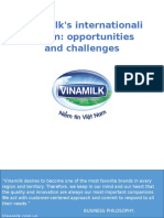 Vinamilk Internationalization