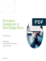 Formulation Development of Solid Dosage Form