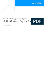 Child-Centred Equity Analysis: Concept, Methodology and Next Steps For