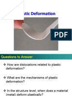 MSE 101 - Lecture 12 - Plastic Deformation