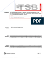 Tundra Transmission Fluid Check and Flush Instructions