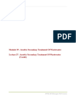 Aerobic Secondary Treatment of Wastewater PDF