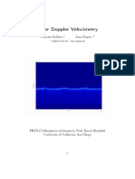 Laser Doppler Velocimeter