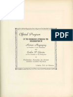 Magsaysay Inaugural Program