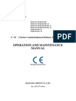 Operation and Maintenance Manual: 1 5t J Series Counterbalanced Battery Forklift Truck