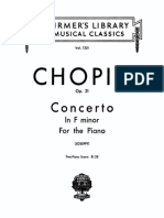 Chopin Piano Concerto No. 2 in F Minor PDF