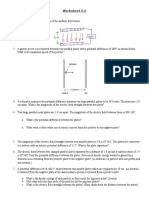 Unit 6 - Worksheet - 6.6 - Electric Potential in Uniform Electric Fields