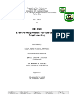 EE 353 Electromagnetics For Electrical Engineering