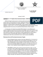 Virginia Crime Commission Report - DNA Databank Enhancement