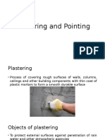 Plastering and Pointing