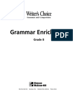 Grammar Enrichment: Grade 8