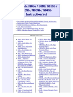 The Intel 8086 8088 80186 V.S Instruction Set