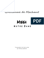 Missa Notre-Dame, Machaut