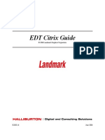 EDT Citrix Guide: © 2006 Landmark Graphics Corporation