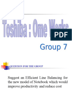 Toshiba Case Study