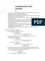 1.1 Nanomaterials and Nanoparticles