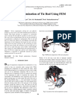 Weight Optimization of Tie Rod Using FEM