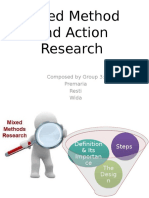 Mixed Method and Action Research: Composed by Group 3: Premaria Resti Wida