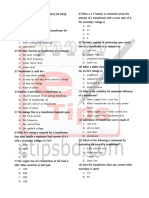 Transformer MCQ 50