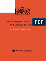 Human Rights Serious Crime and Criminal Procedure