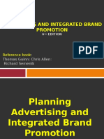 Advertising 8 Planning and Integrated Brand Promotion