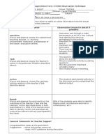 Instructional Supervision Form 4