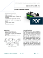 Lsi Gs550-Csa Multi Sensor Display Datasheet