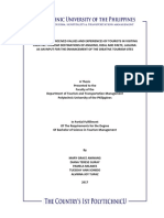 Motivation, Perceived Values and Experiences of Tourists in Visiting Creative Tourism Destinations of Angono, Rizal and Paete, Laguna: As An Input For The Enhancement of The Creative Tourism Sites