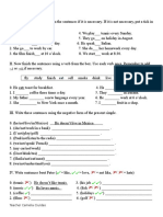 Present Simple Worksheet