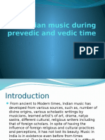 Indian Music During Prevedic and Vedic Time