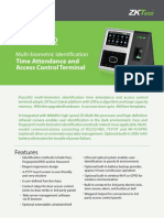 Iface 302: Time Attendance and Access Control Terminal