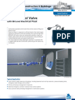 F.T. Ficha Tecnica Valvula Control de Nivel Con Flotador Electrico